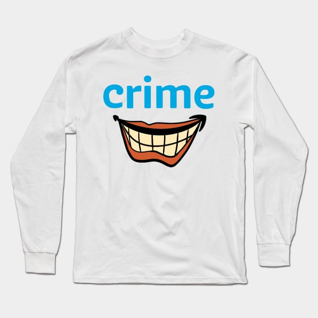 Crime Long Sleeve T-Shirt by sullyink